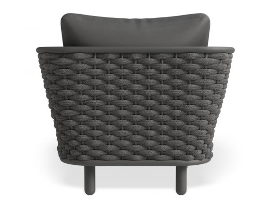 Siano Weave Modern Lounge Chair Outdoor