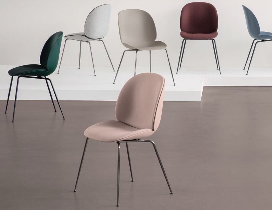 Gubi Beetle Dining Chair Front Upholstery
