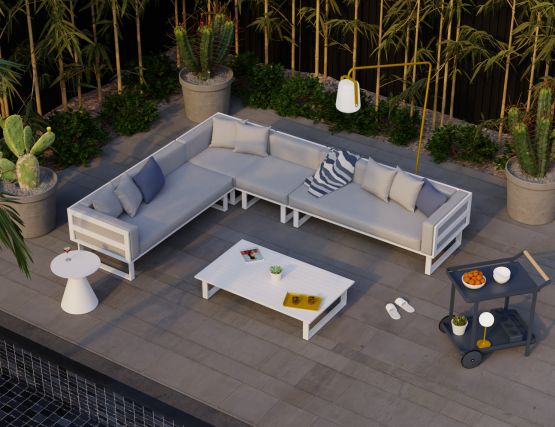 White Vivara Collection Garden Furniture