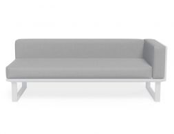 Right Arm White Couch Outdoor