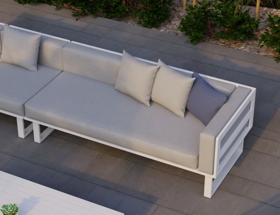 Sofa White Outdoor 