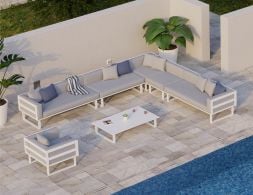 White Vivara Sofa Collection