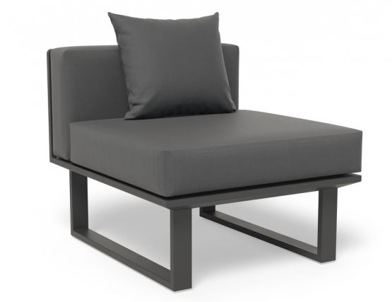 No Arm Sofa Modern Aluminum