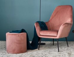 Accentpink_velvet_Chair