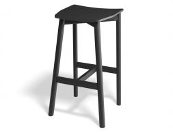 Andi Backless Barstool Black Back