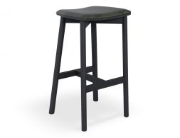 Andi_BacklessStool_Black_GreenVinylPad_MAIN_V2