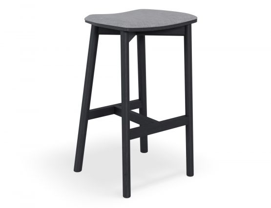 Andi_BacklessStool_Black_LightGreyFabricPad_MAIN_V2