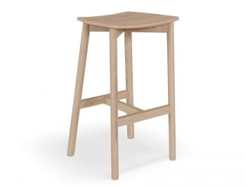 Andi Backless Bar Stool Natural Ash by Bent Design image