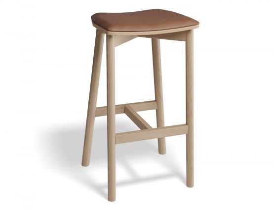 Andi Backless Barstool Pad Ash Tanpu