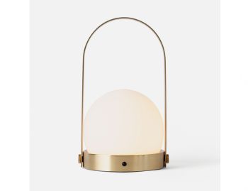 Carrie LED Brushed Brass Lamp by Norm Architects for Menu image