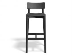 Andi Barstool Pad Black Charcoalfabric Front