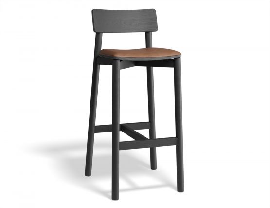 Andi Barstool Pad Black Tanpu