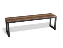 C141082115 P 6 Lilico Outdoorbench Charcoal