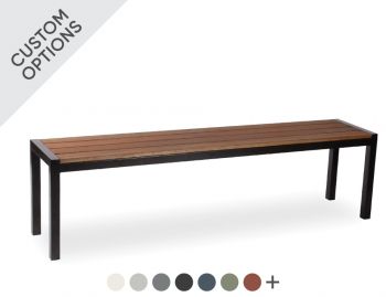 Moonah Custom Outdoor Bench Seat Solid Spotted Gum - Made in Melbourne image