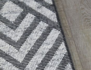 Zamora Taupe Flatweave Wool Rug  image