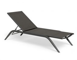 Outdoor Furniture Sun Lounge Charcoal