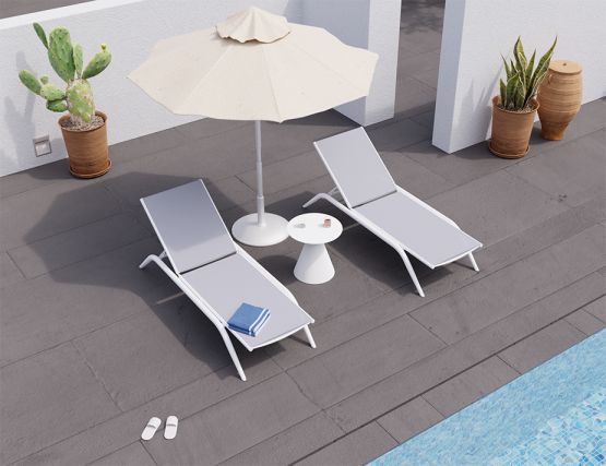 Adjustable Modern Outdoor Sun Lounge Durable