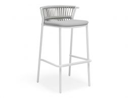 Minori White Bar Stool