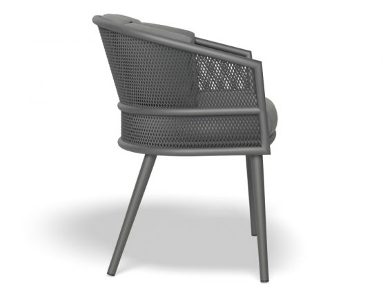 Avila Mesh Cushion Dark Grey