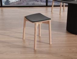 Back Andi Low Stool Natural Cushion