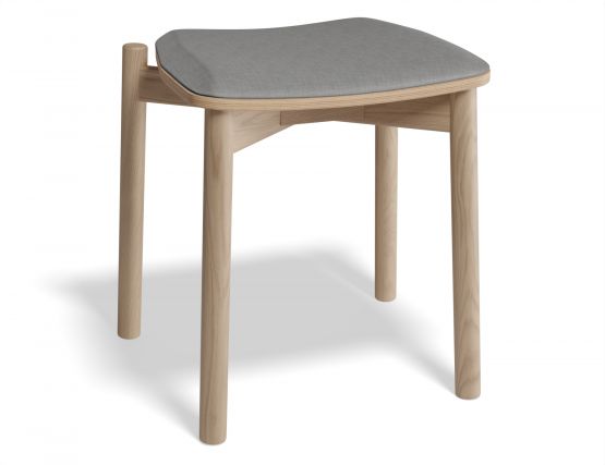 Andi Lowstool Pad Ash Lightgreyfabric