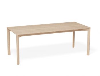 Natural Lasu Solid European Oak 200 x 100cm Dining Table by Alex Gufler for TON image