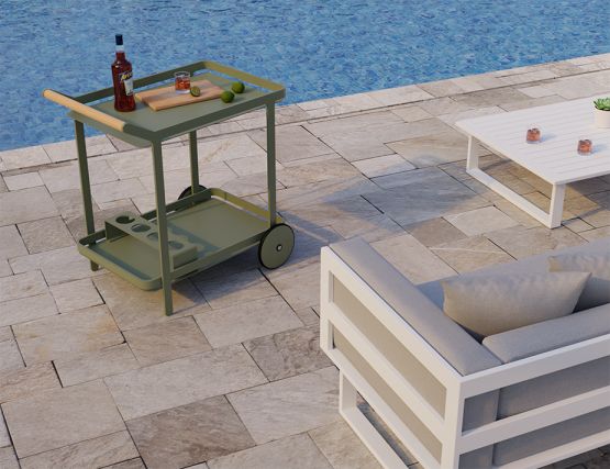 Eucalypt Bar Cart Poolside