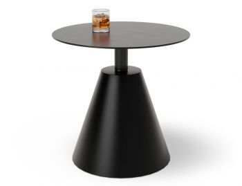 Corvo Outdoor Side Table Matt Black by Bent Design image