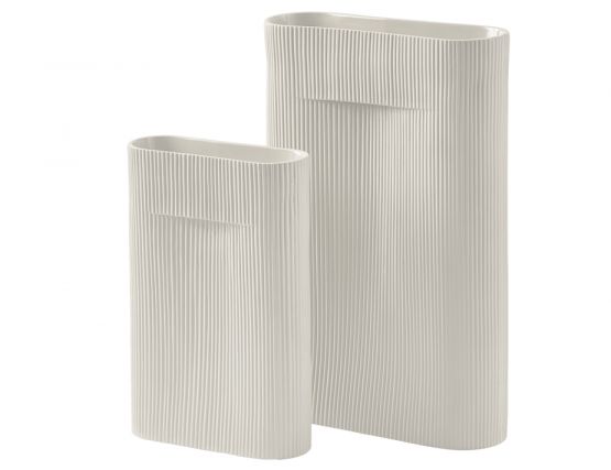 Off White Ridge Vase 5