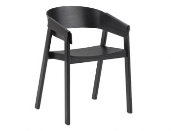 Cover Armchair Black by Thomas Bentzen for Muuto image