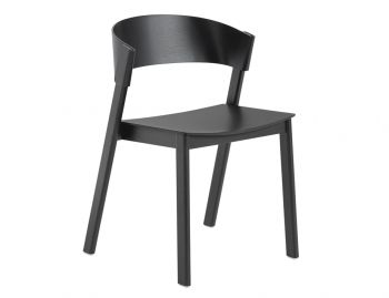 Cover Side Chair Black by Thomas Bentzen for Muuto image