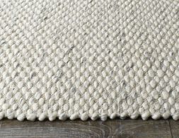 Ivory Pure Wool Rug