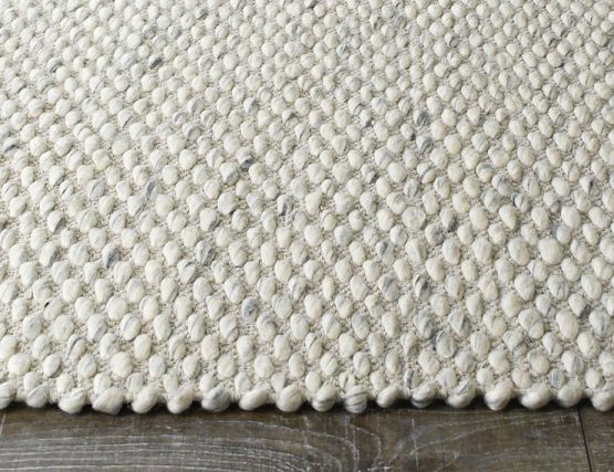 Ivory Pure Wool Rug