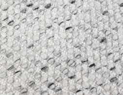 Flatweave Pure Wool Rug Silver