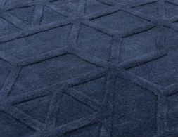 Lima Wool Blend Navy Rug