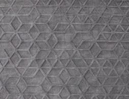 Lima Grey Geometric Wool Rug