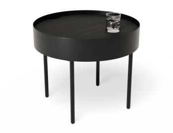 Tao Side Table Black Frame with Black Stained Ash Top by Bent Design image