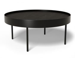 Coffee Table Aluminium Frame Black