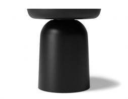 Black Metal Side Table Modern