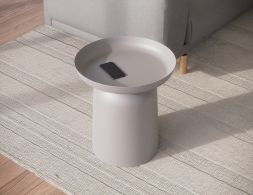 Soda Grey Indoor Side Table Modern