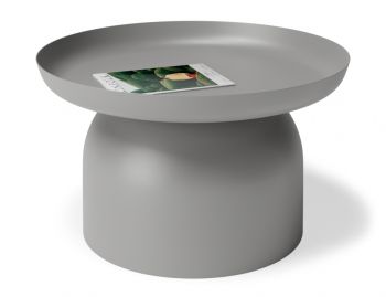 Soda Coffee Table Silver Grey Medium by Bent Design image