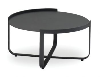 Fino Outdoor 80cm Coffee Table Matt Charcoal by Bent Design image