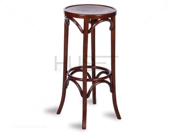 Walnut 80cm Paris Bentwood Bar Stool by Micheal Thonet image