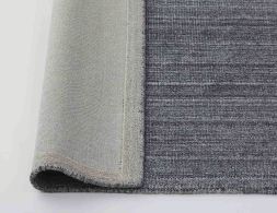 Wool And Viscose Rug Pewter