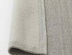 Flatweave Artsilk Wool Rug Basalt