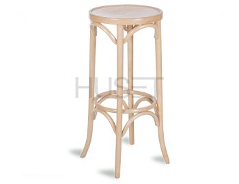 Natural 80cm Paris Bentwood Bar Stool by Micheal Thonet image