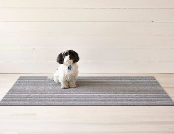 Shag Shadow Skinny Stripe In/Outdoor Floor Mat by Chilewich image