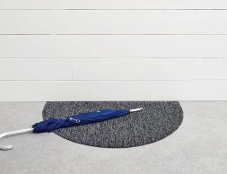 Heathered Welcome Mat Vinyl Grey