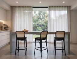811 Stool Black Padded Lifestyle