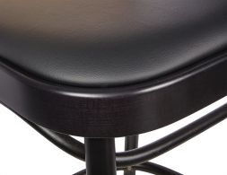 Hoffmann Black Stool Rattan